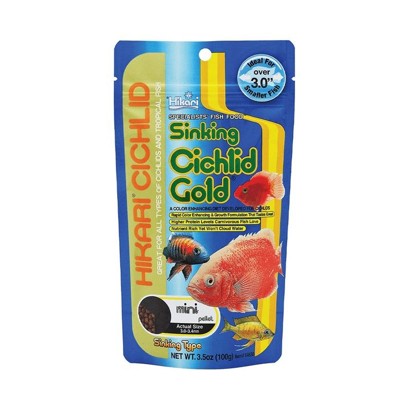 Hikari Cichlid Gold Sinking Mini Pellets 342g